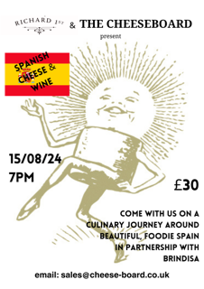 Spanish cheese and wine evening in Greenwich South East London