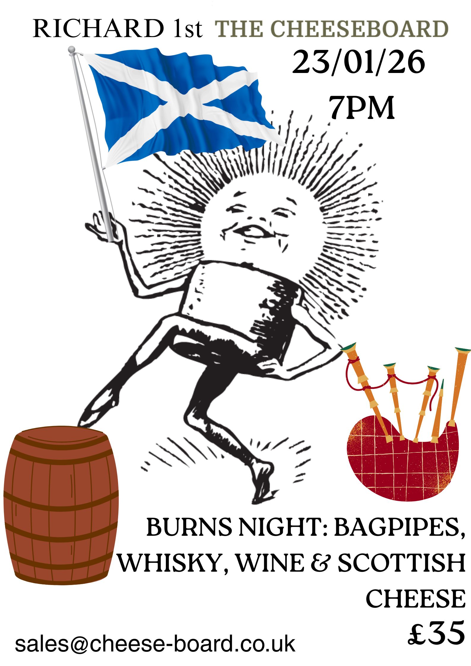 23/01/2026: Scottish Cheese for Burns Night