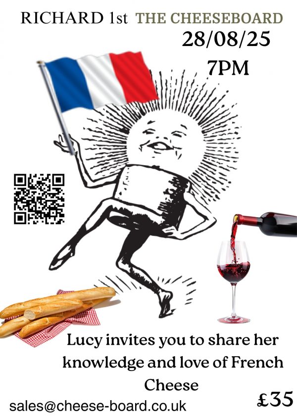 28/08/2025: An Evening of French Cheese (and wine!)