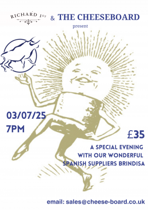 Cheese and wine evening - Spanish themed with Brindisa