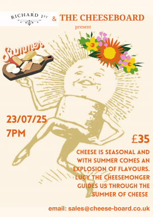 Summer cheese and wine evening in Greenwich