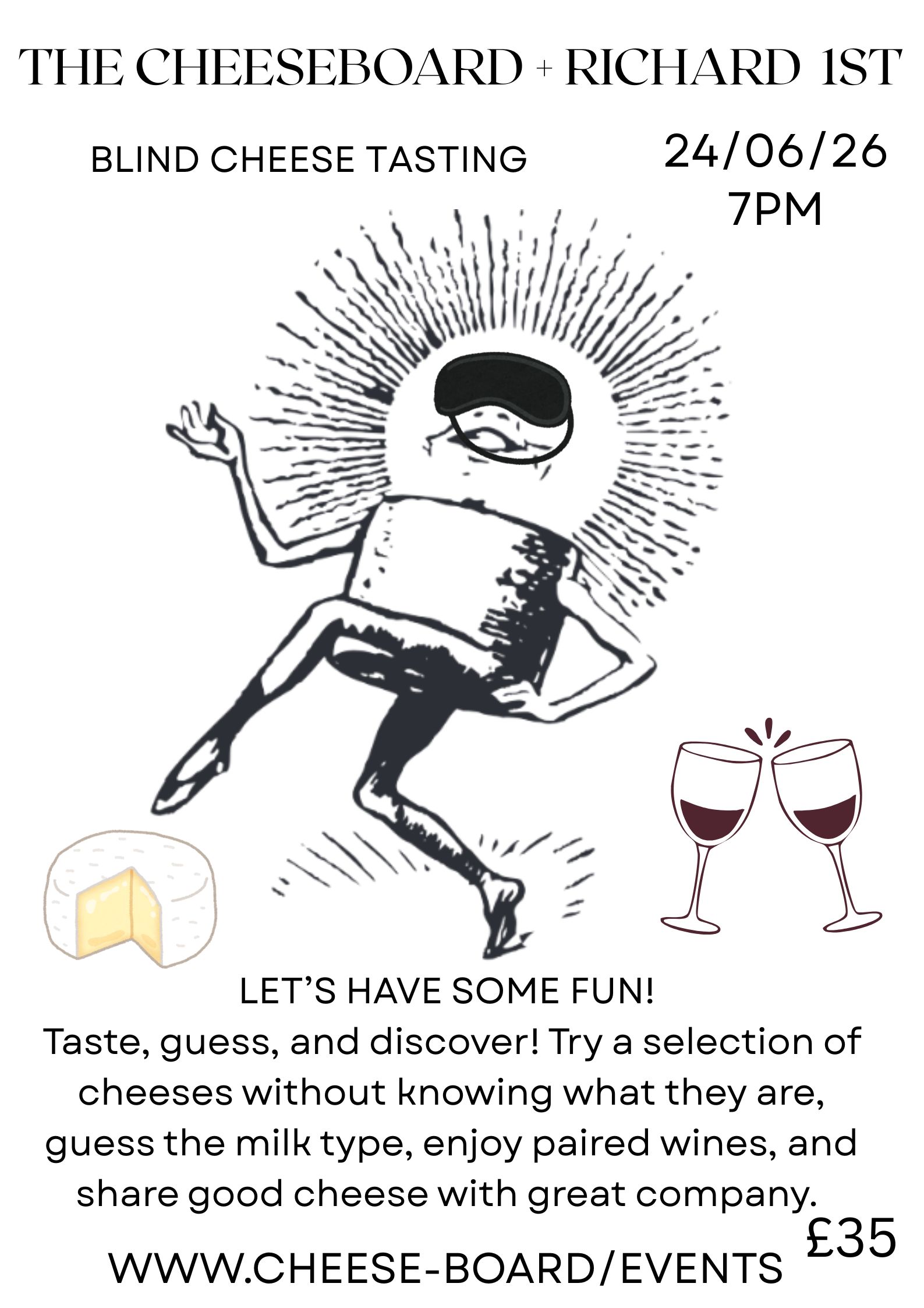 24/06/26: Blind Cheese Tasting