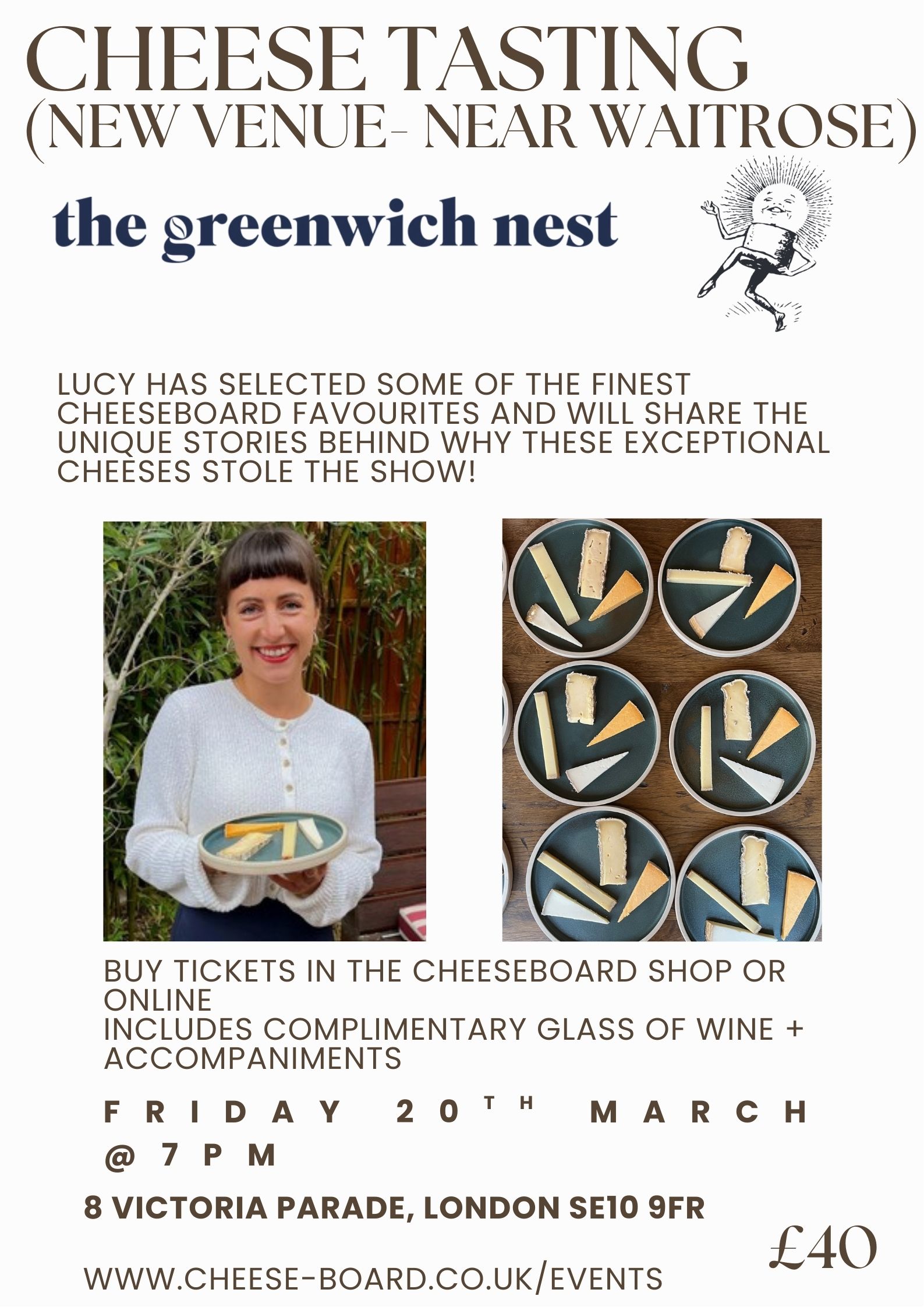 20.02.26 Cheeseboard Favourites Event in Collaboration with Greenwich Nest